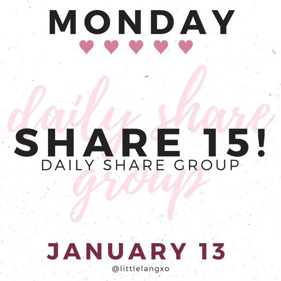 ♥ CLOSED ♥ MON JAN 13 ♥ SHARE GROUP ♥ - Picture 2 of 5